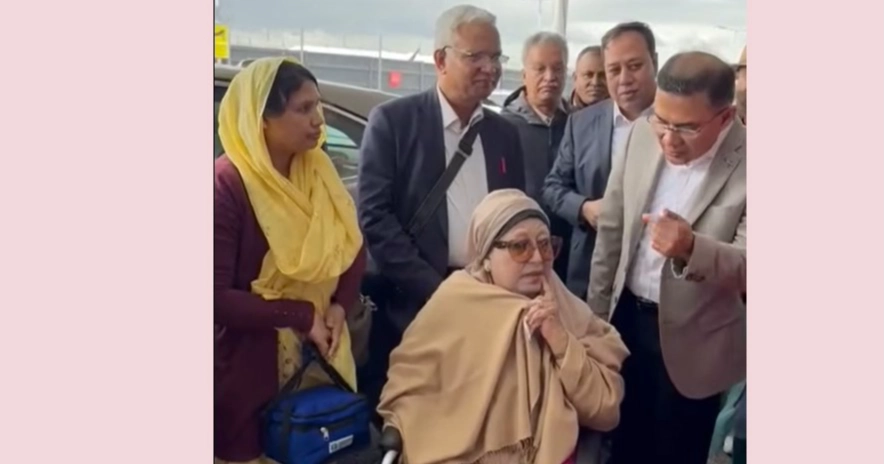 ‘ভাইয়ার খেয়াল রেখ,’ লন্ডনে বিদায় নেওয়ার আগে নেতাকর্মীদের খালেদা জিয়া