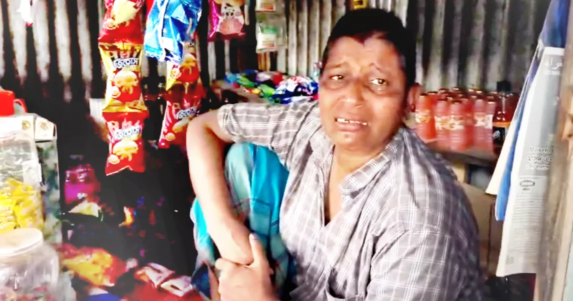 প্রতিবন্ধী লুৎফরের দোকানে ফের চুরি, দিশেহারা পরিবার