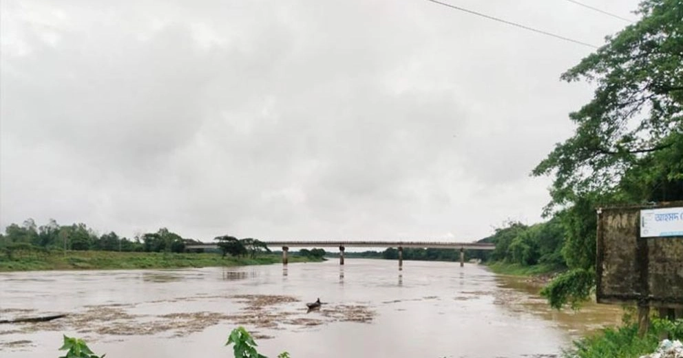 বৃষ্টি ও উজানের ঢলে পানি বাড়ছে সিলেটের নদ-নদীর