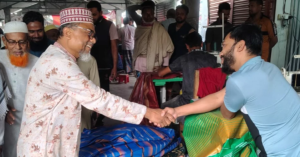 কুমারখালীর কাপড়ের হাটের সিন্ডিকেট ভেঙে ফেলার ঘোষণা এমপি আফজালের