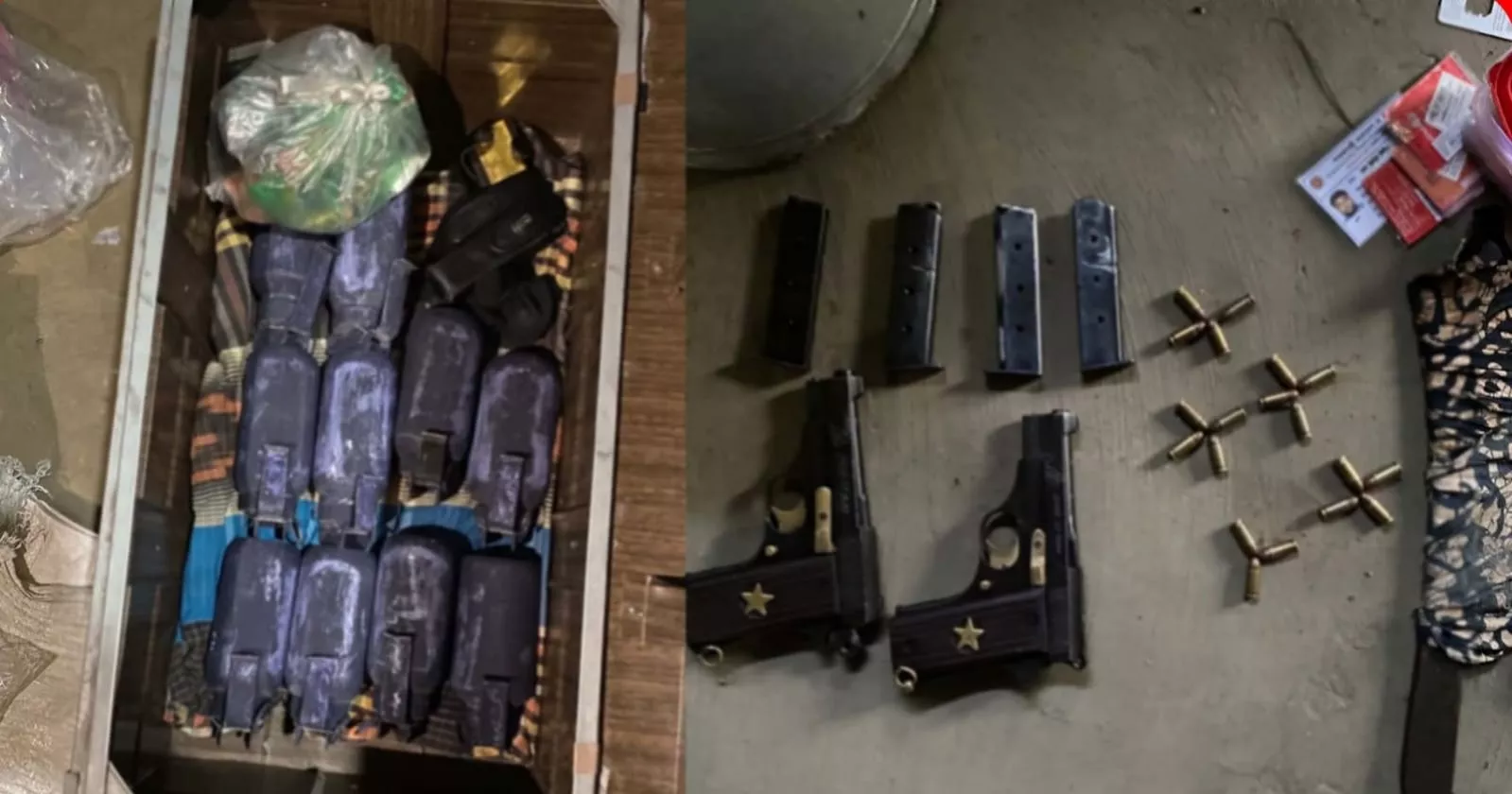 যশোরে যৌথ বাহিনীর অভিযানে ১০ গ্রেনেডসহ অস্ত্র উদ্ধার