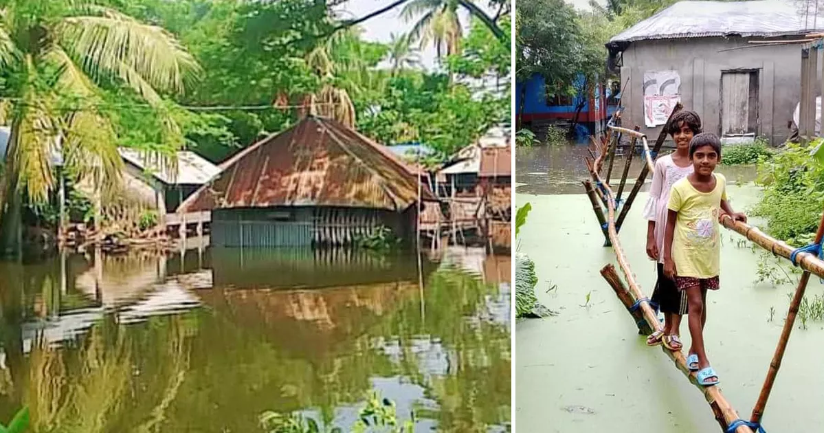 যশোরের ভবদহে জলাবদ্ধতা, পানিবন্দি শত শত পরিবার