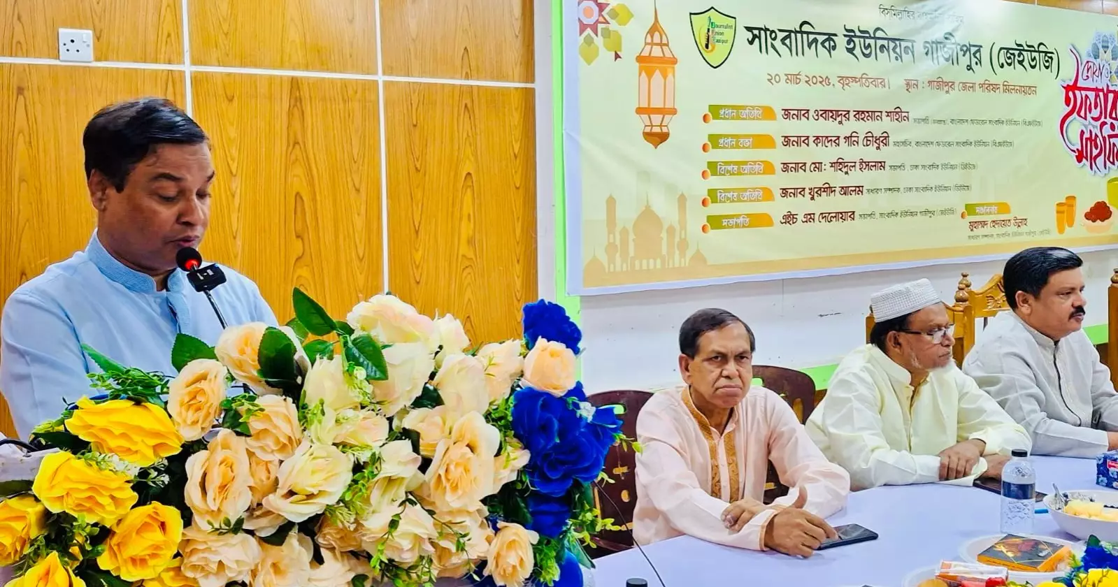 সাংবাদিকদের কাজ সমাজের প্রকৃত চিত্র তুলে ধরা: কাদের গনি চৌধুরী