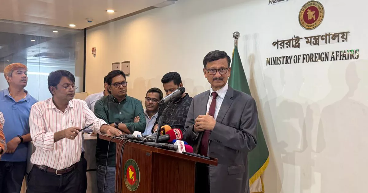 হাসিনা ও কামালকে হস্তান্তরে ভারতকে চিঠি পাঠানো হবে: পররাষ্ট্র উপদেষ্টা