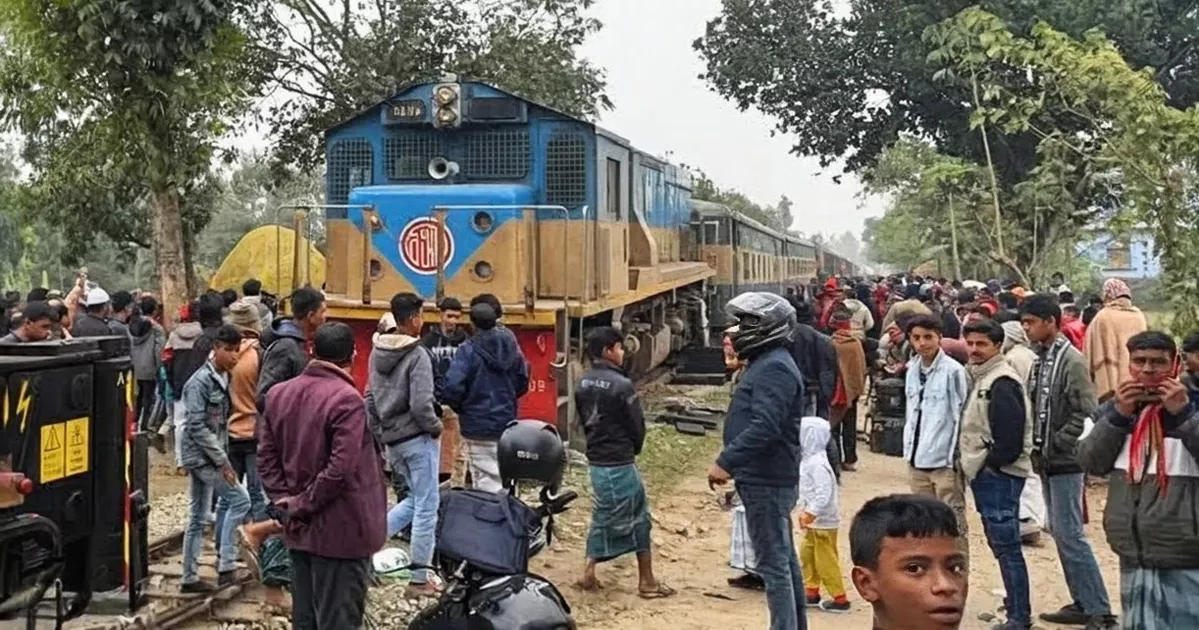 বিকল্প পথে ময়মনসিংহ থেকে ট্রেন চলাচল শুরু