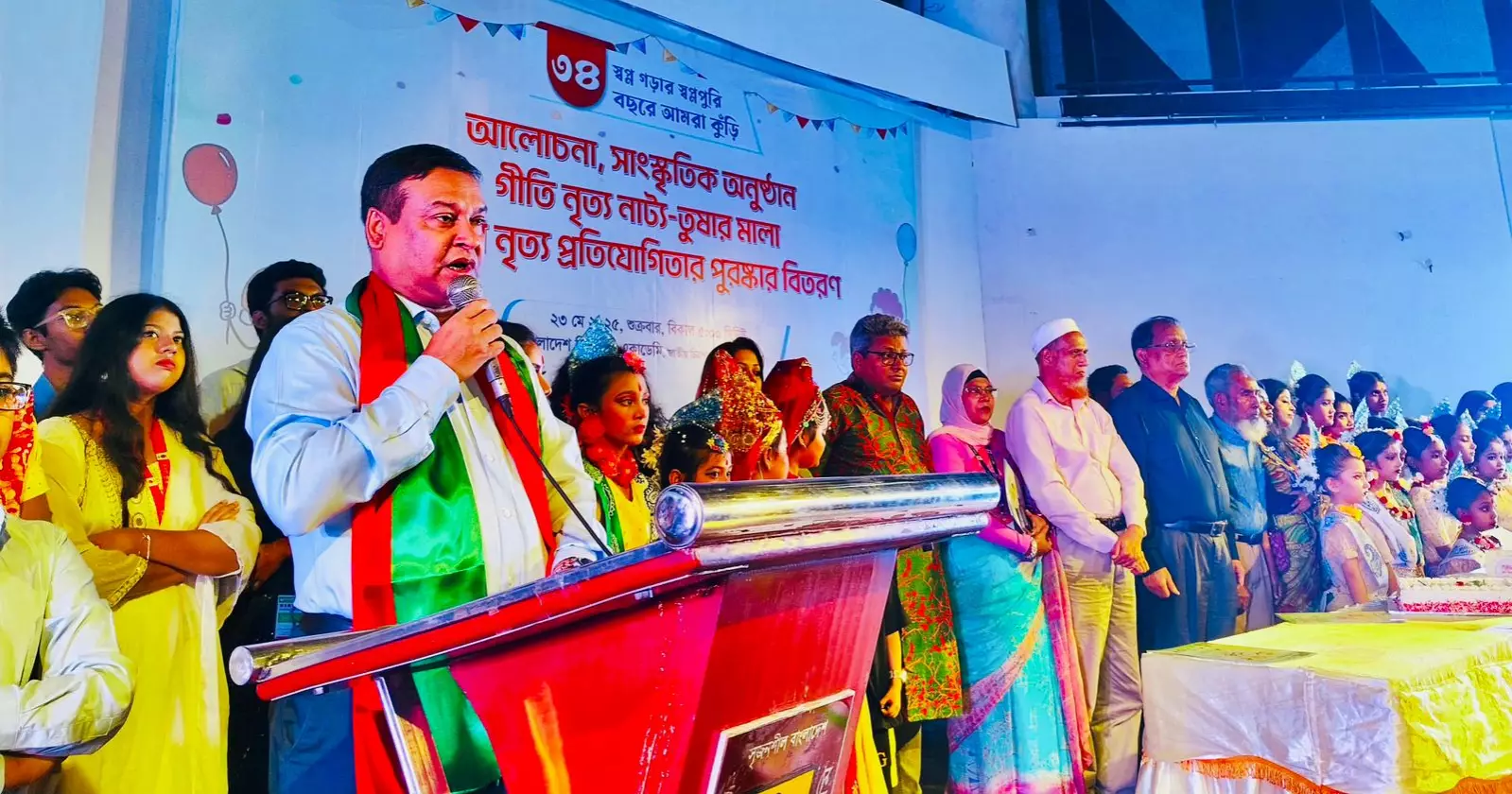 বিজাতীয় সংস্কৃতিকে ছুড়ে ফেলে সুস্থ সাংস্কৃতিক চর্চা করতে হবে: কাদের গনি চৌধুরী