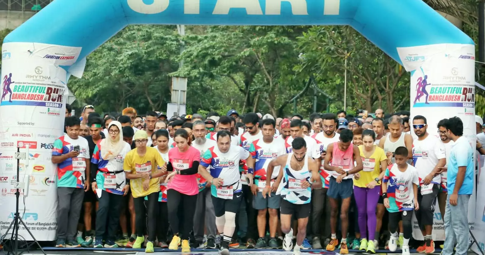 হাতিরঝিলে অনুষ্ঠিত হলো ‘বিউটিফুল বাংলাদেশ রান সিজন-২’
