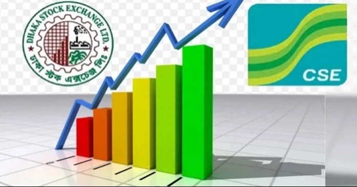 পুঁজিবাজারে প্রথম ঘণ্টায় সূচকের উত্থান