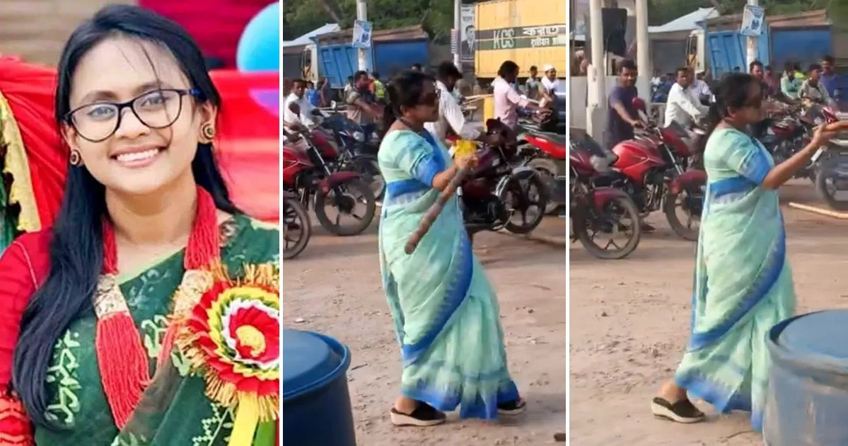 মোটরসাইকেলচালককে ‘থাপ্পড় মারার’ পর সেই ইউএনওর ‘লাঠি হাতে’ ভিডিও ভাইরাল