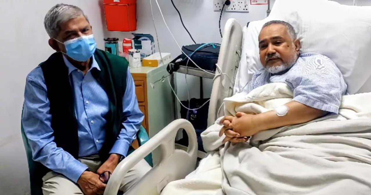 জামায়াত নেতা ডা. তাহেরকে দেখতে হাসপাতালে মির্জা ফখরুল