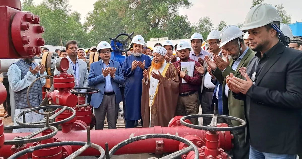 হবিগঞ্জের ৫ নম্বর কূপ থেকে জাতীয় গ্রিডে গ্যাস সরবরাহ শুরু