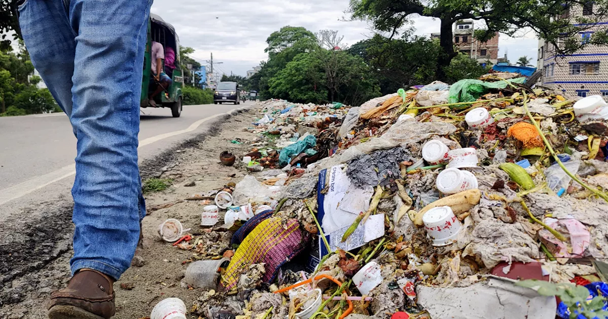 বর্জ্যে বিপন্ন হাজীগঞ্জ, ডেঙ্গু-শ্বাসকষ্টে ছড়াচ্ছে উদ্বেগ
