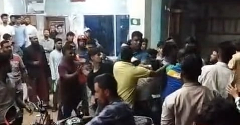 রাজবাড়ীতে ফিলিং স্টেশনে তেলের সিরিয়াল নিয়ে সংঘর্ষ, আহত ২