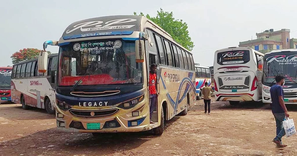 নাটোর-রাজশাহী রুটে বাস চলাচল শুরু