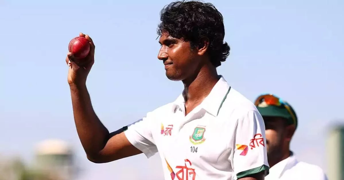 টেস্টে হ্যাটট্রিক করা বাংলাদেশের প্রথম পেসার হাসান মাহমুদ