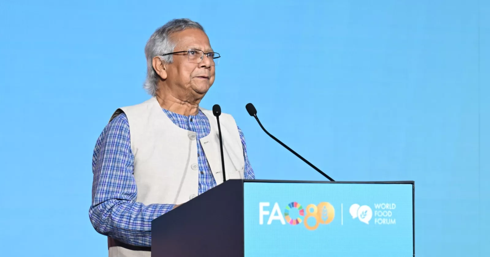 যুদ্ধ বন্ধ করুন, খাদ্যপ্রাপ্তি নিশ্চিত করুন সংঘাতপূর্ণ অঞ্চলে: বিশ্বনেতাদের প্রতি অধ্যাপক ইউনূস