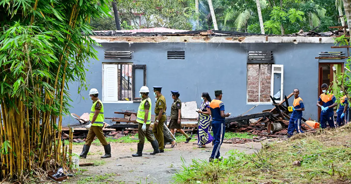 শ্রীলঙ্কায় বৃদ্ধাশ্রমে ভয়াবহ অগ্নিকাণ্ড, অন্তত ১২ জন নিহত