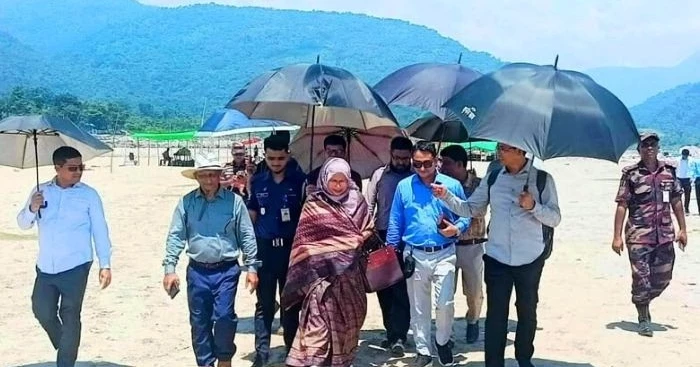 সিলেটে সাদাপাথর পরিদর্শনে মন্ত্রিপরিষদ বিভাগের তদন্ত কমিটি