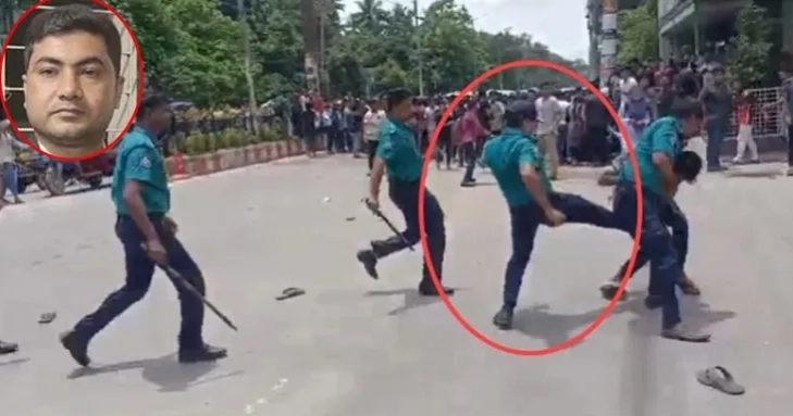 বৈষম্যবিরোধী আন্দোলনে ছাত্রদের পেটানো রংপুরের সেই ওসিকে ১১ মাস পর বদলি