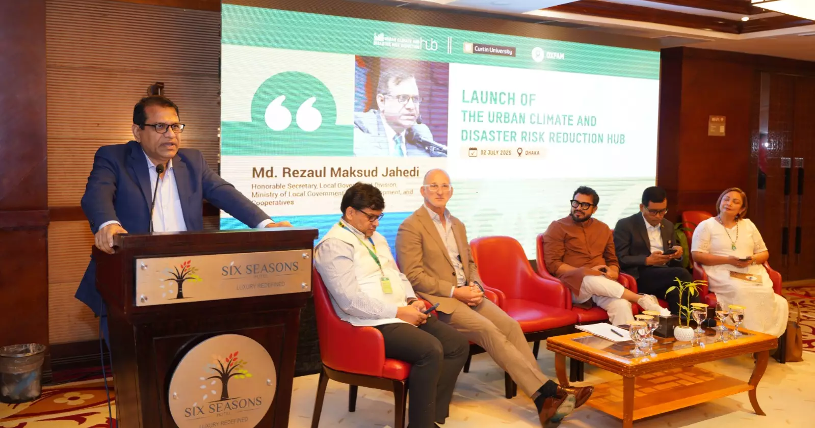 ঢাকায় জলবায়ু ও দুর্যোগ ঝুঁকি প্রশমন কেন্দ্রের উদ্বোধন