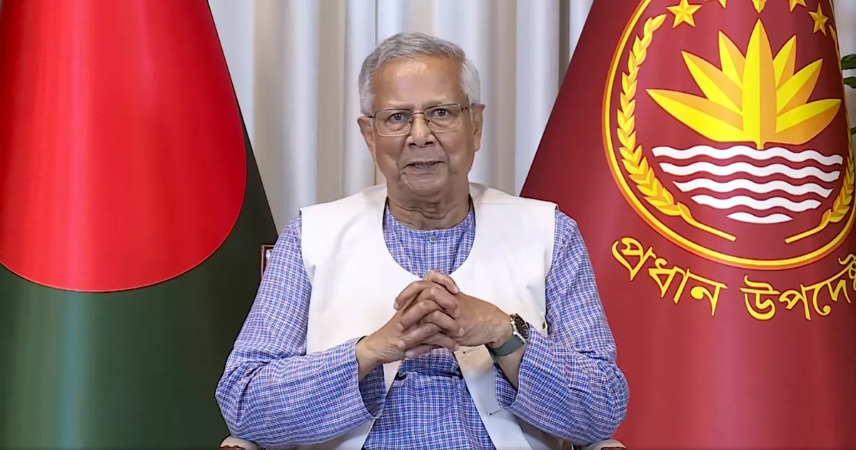 রাতে জাতির উদ্দেশে ভাষণ দেবেন প্রধান উপদেষ্টা