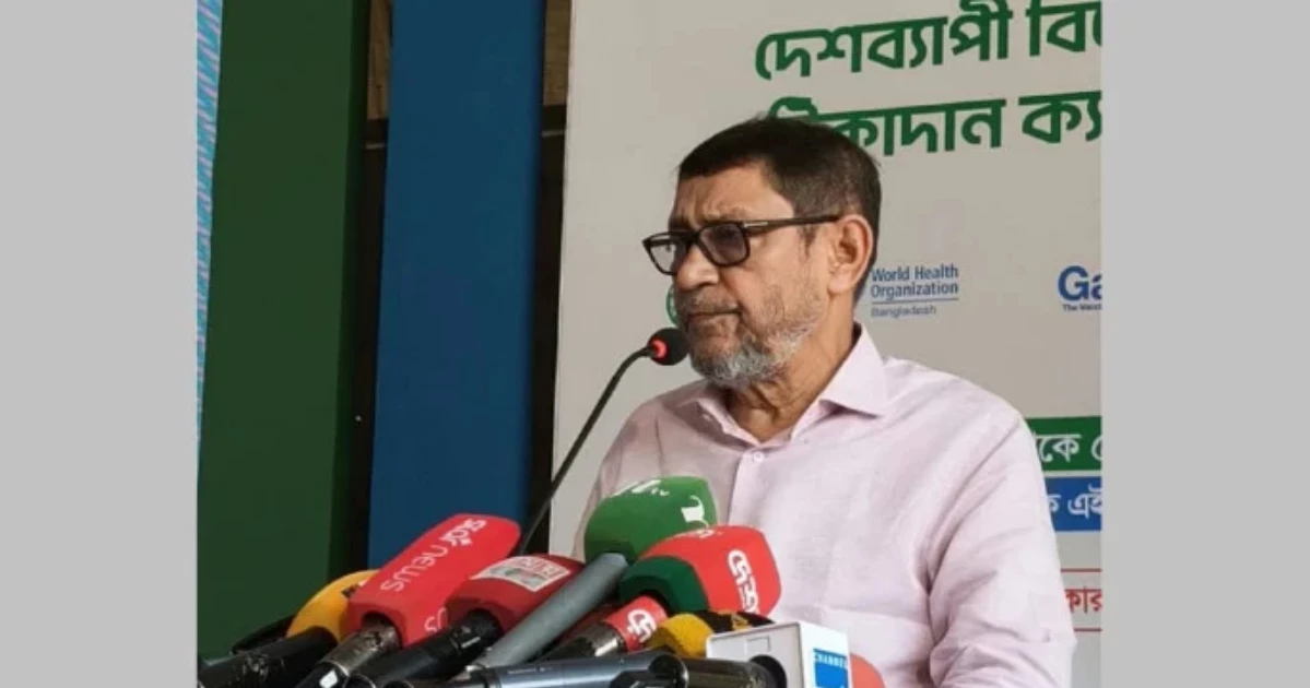 আগের সরকারের গাফিলতিতে হামে বহু শিশুর প্রাণহানি ঘটেছে: স্বাস্থ্যমন্ত্রী