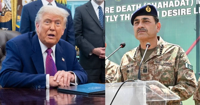 পাকিস্তানের সেনাপ্রধানের সঙ্গে ট্রাম্পের বৈঠক