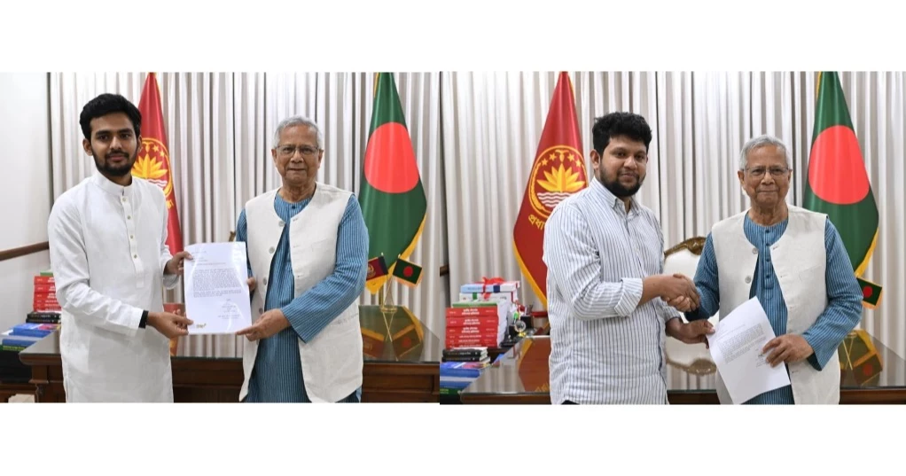 উপদেষ্টার পদ থেকে পদত্যাগ করলেন মাহফুজ আলম ও আসিফ মাহমুদ