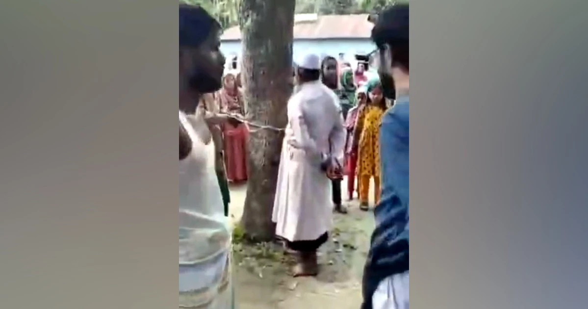 লালমনিরহাটে বৃদ্ধকে গাছের সঙ্গে বেঁধে নির্যাতন