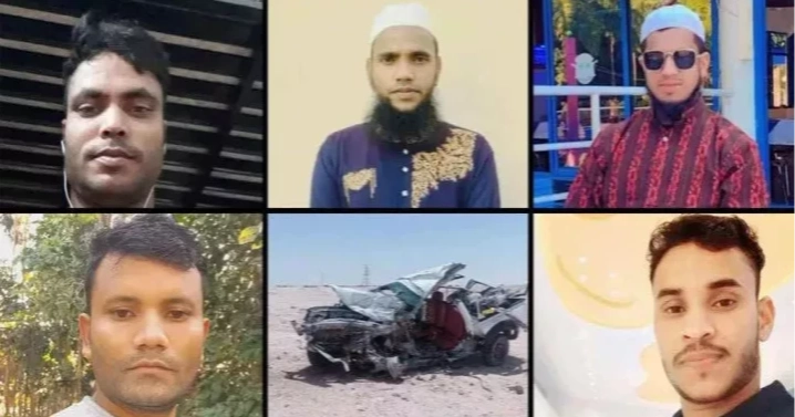 কাতারে সড়ক দুর্ঘটনায় নিহত সিলেটের ৫ প্রবাসীর দাফন সম্পন্ন