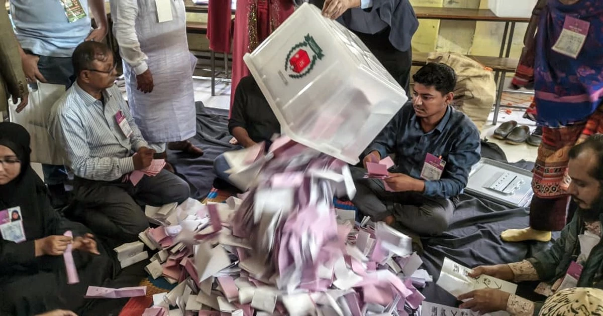 নির্বাচনে ভোট পড়েছে ৫৯.৪৪ শতাংশ: ইসি