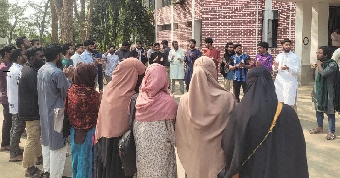 শাবিপ্রবিতে আজও বিক্ষোভ অব্যাহত