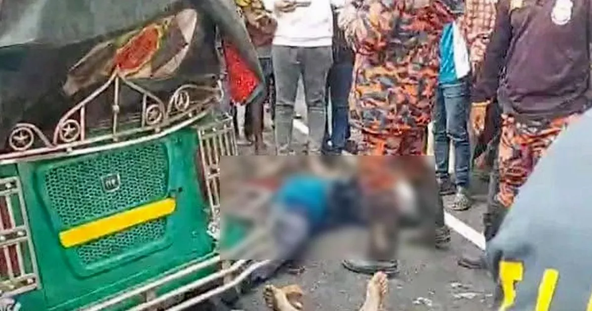 ভোলায় ট্রাকচাপায় অটোরিকশার ৩ যাত্রী নিহত