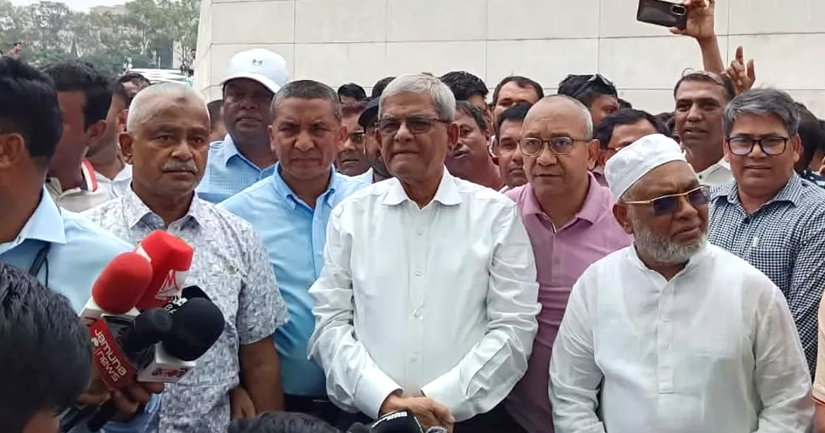 ‘সবার আগে বাংলাদেশ’ বাস্তবায়নে যুবদলকে গুরুত্বপূর্ণ ভূমিকা পালনের আহ্বান ফখরুলের