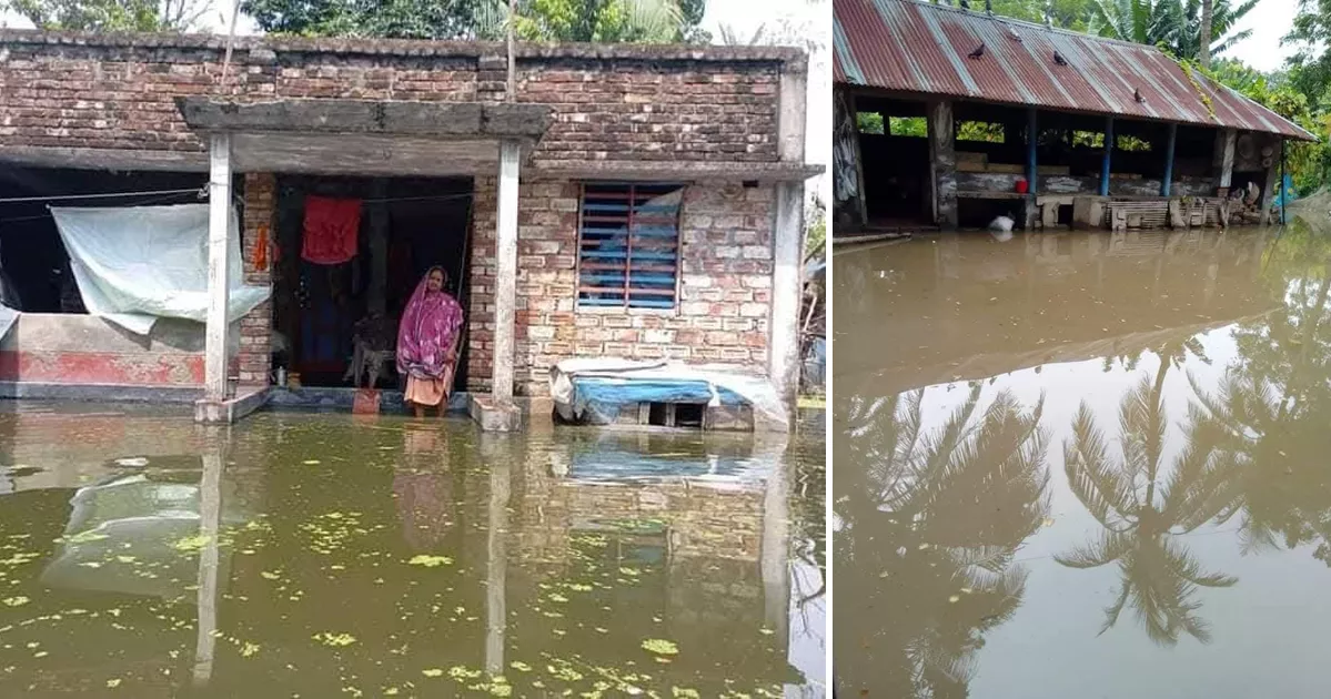 যশোরের ভবদহে জলাবদ্ধতা, পানিবন্দি শত শত পরিবার