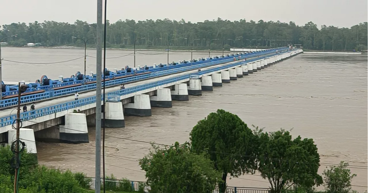 বিপৎসীমার ওপরে তিস্তার পানি, ধুবনি বাঁধ ভেঙে পানি ঢুকছে লোকালয়ে