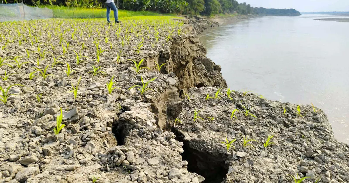 অসময়ে ভাঙন, গড়াইয়ের পাড়জুড়ে আতঙ্ক