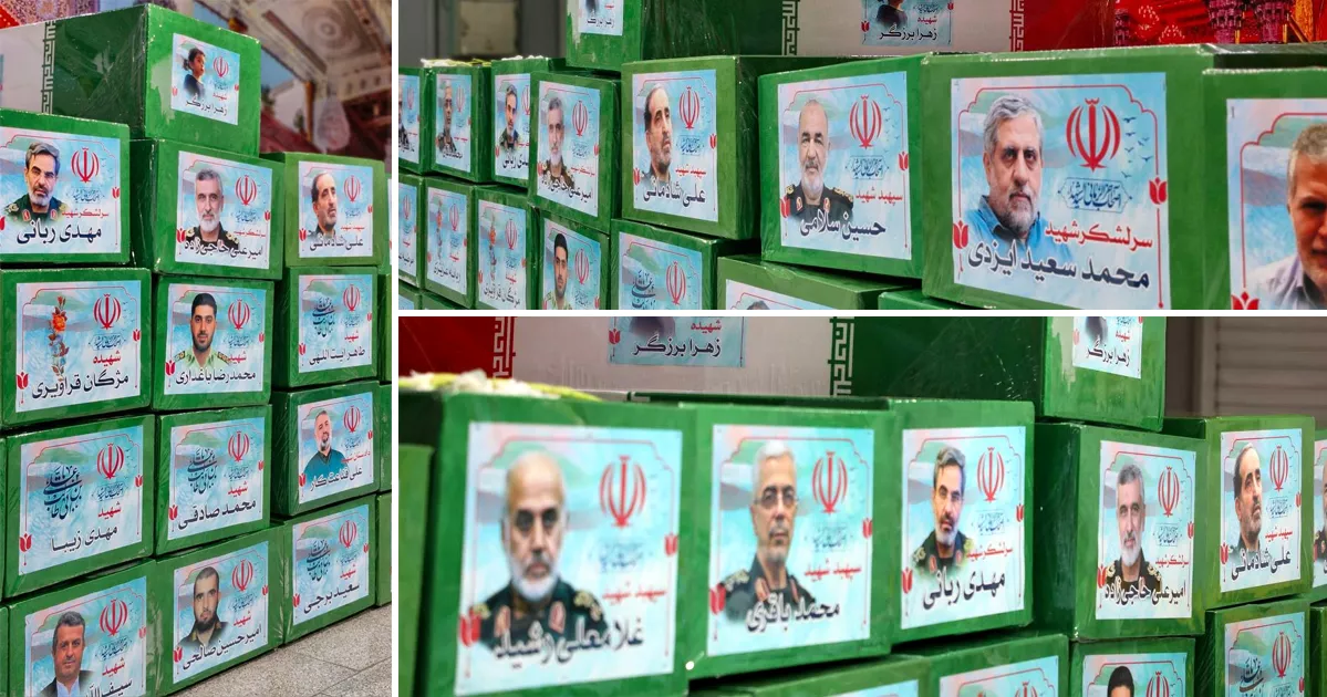 ইরানে ইসরায়েলি হামলায় নিহতদের রাষ্ট্রীয় শেষকৃত্যানুষ্ঠান শুরু