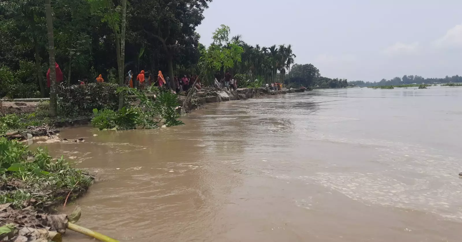 কুড়িগ্রামে তিস্তার পানি বাড়ছে, প্লাবিত হচ্ছে নিম্নাঞ্চল