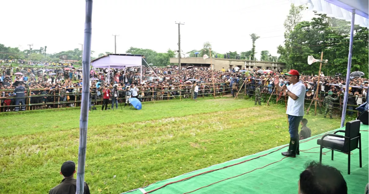 বাংলাদেশকে উন্নত দেশের কাতারে নিতে জনগণকে পাশে থাকার আহ্বান প্রধানমন্ত্রীর