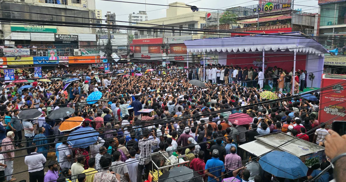 জুলাই আন্দোলনের নেতাদের পদযাত্রায় বাধা দিয়ে ফেরানো যাবে না: নাহিদ