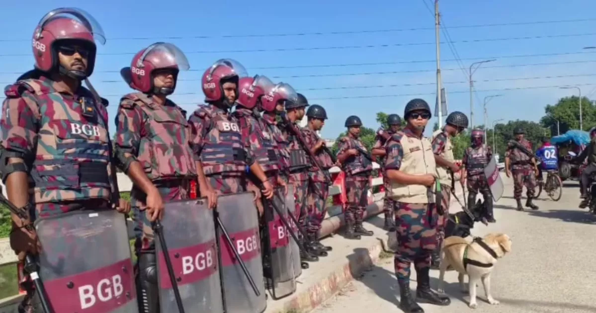 উপনির্বাচনের আগে ঠাকুরগাঁওয়ে ২১ প্লাটুন বিজিবি মোতায়েন