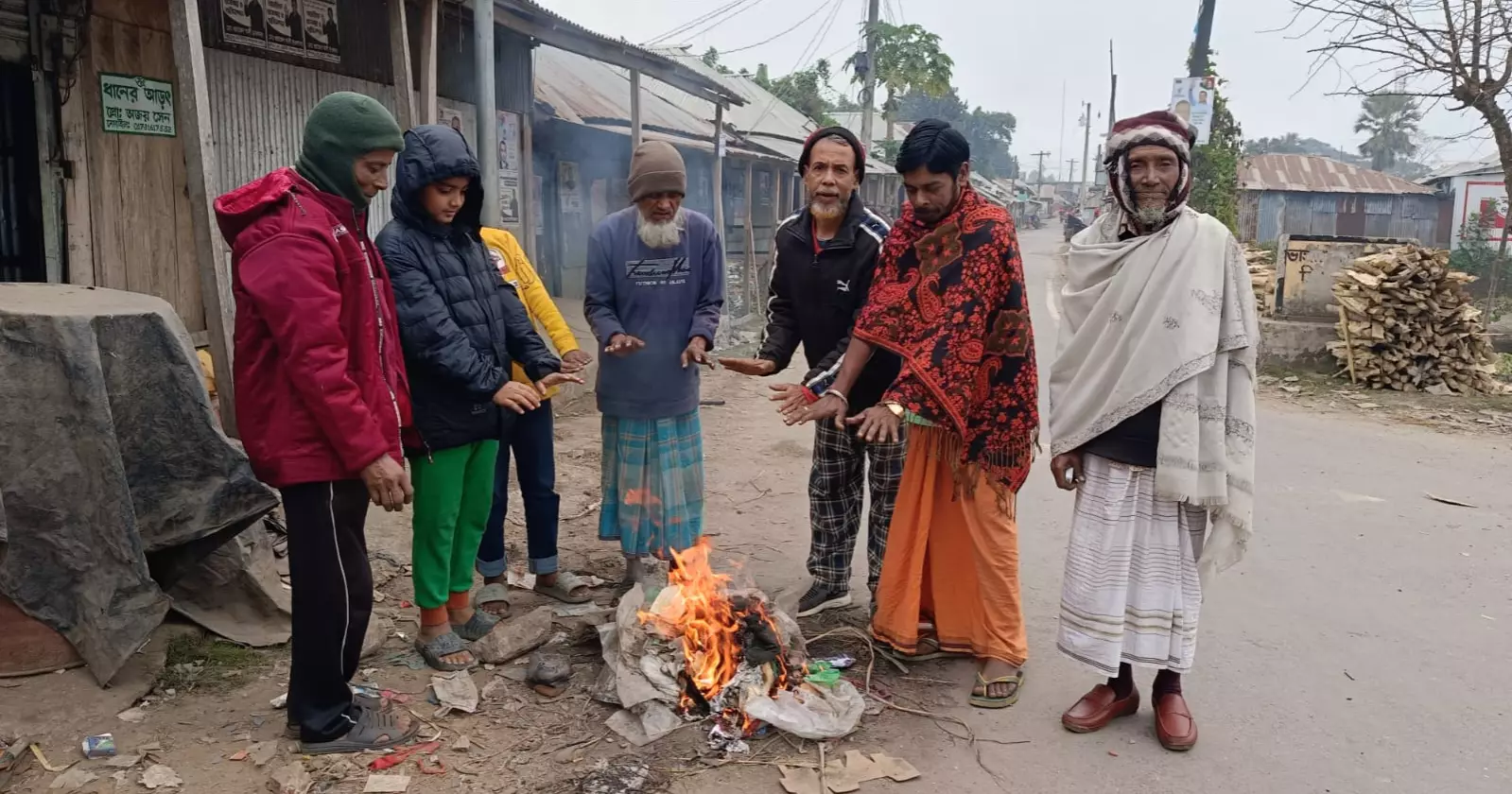 দেশের সর্বনিম্ন তাপমাত্রায় গোপালগঞ্জের জনজীবন স্থবির