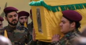 Massive crowds gather to mourn Hezbollah commander killed in Israeli strike