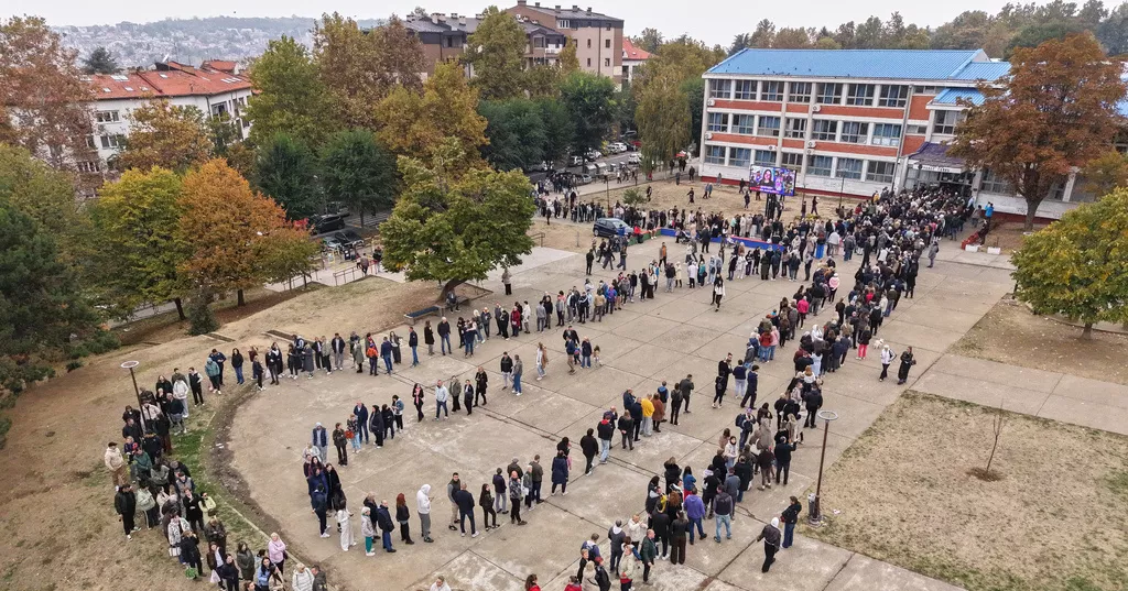 Serbia votes in tense election as Vucic faces student-led opposition