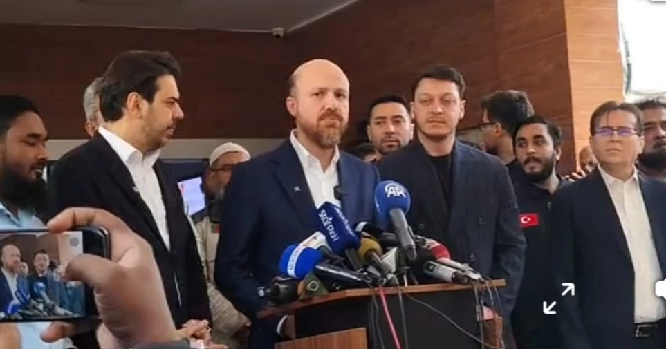 Turkish president’s son, ex-German footballer Ozil visit Rohingya camps in Cox’s Bazar