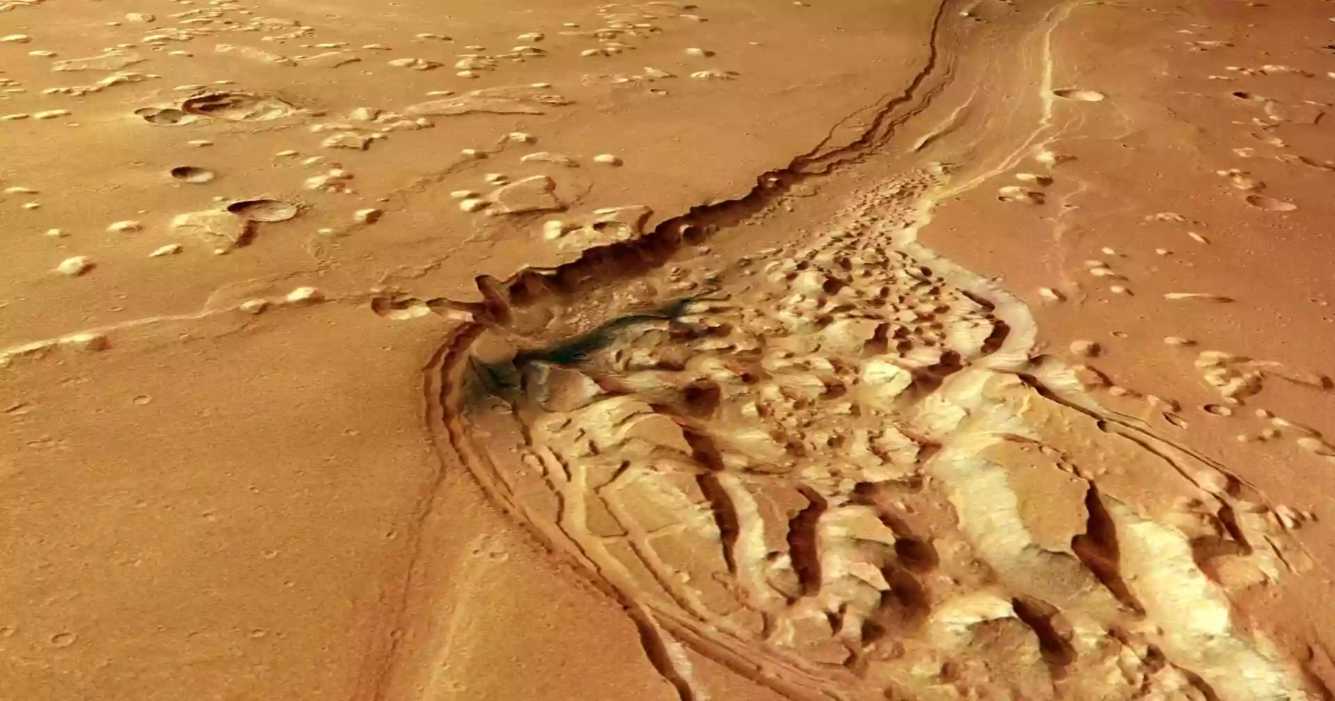 Mars may have once had an ocean and this chaotic valley is a big clue
