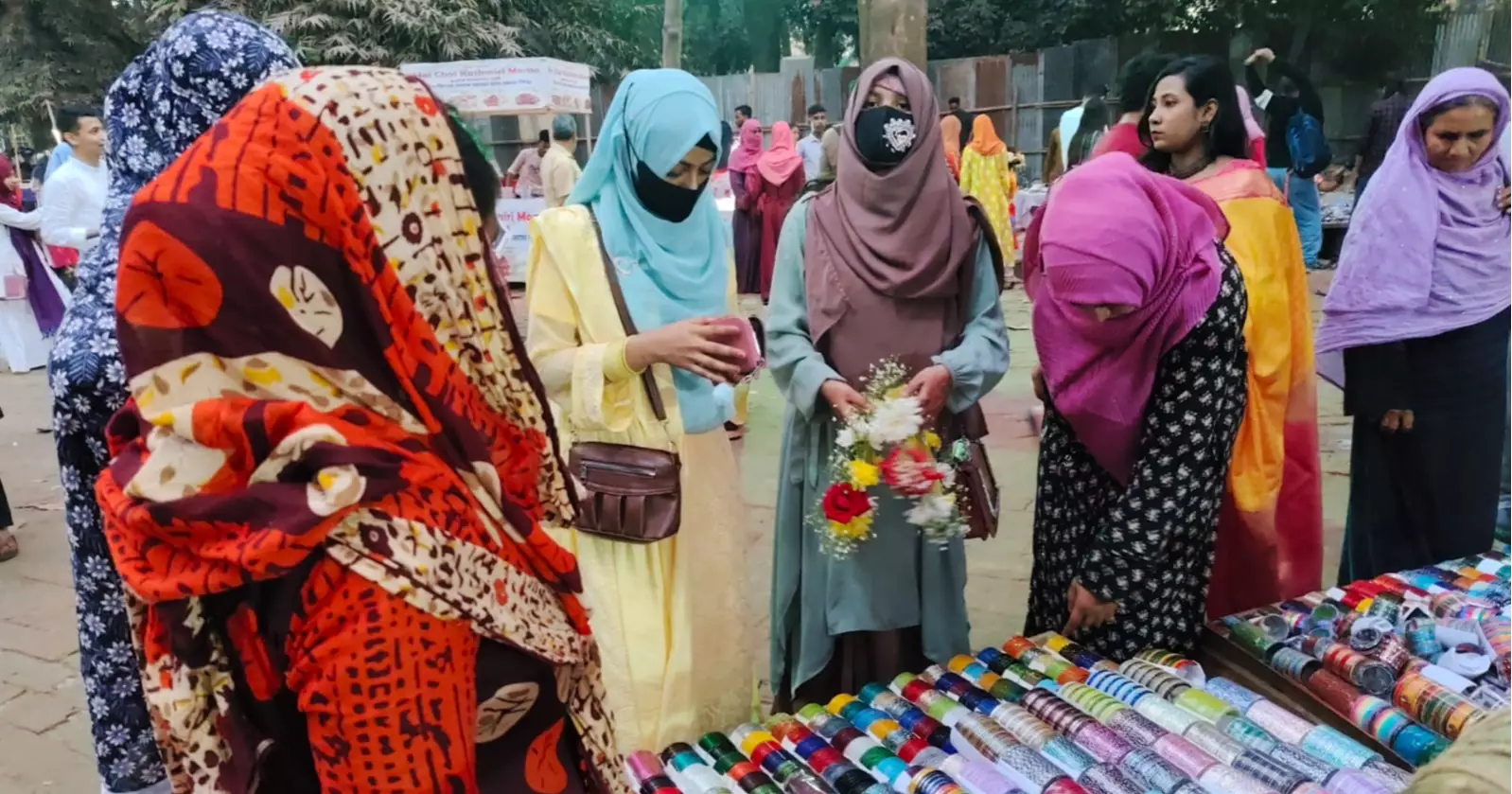 Slow day at Ekushey Boi Mela today