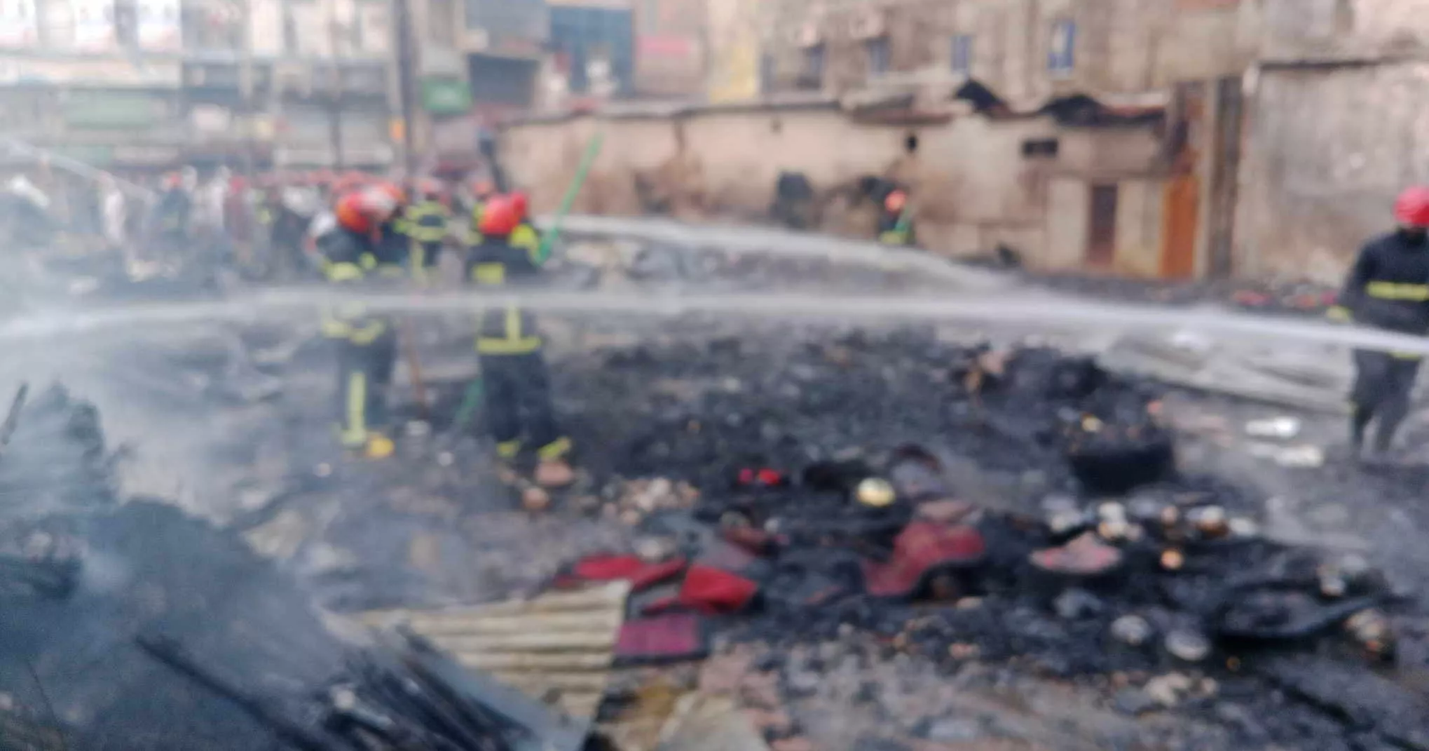 At least 50 shops gutted in Khulna fire