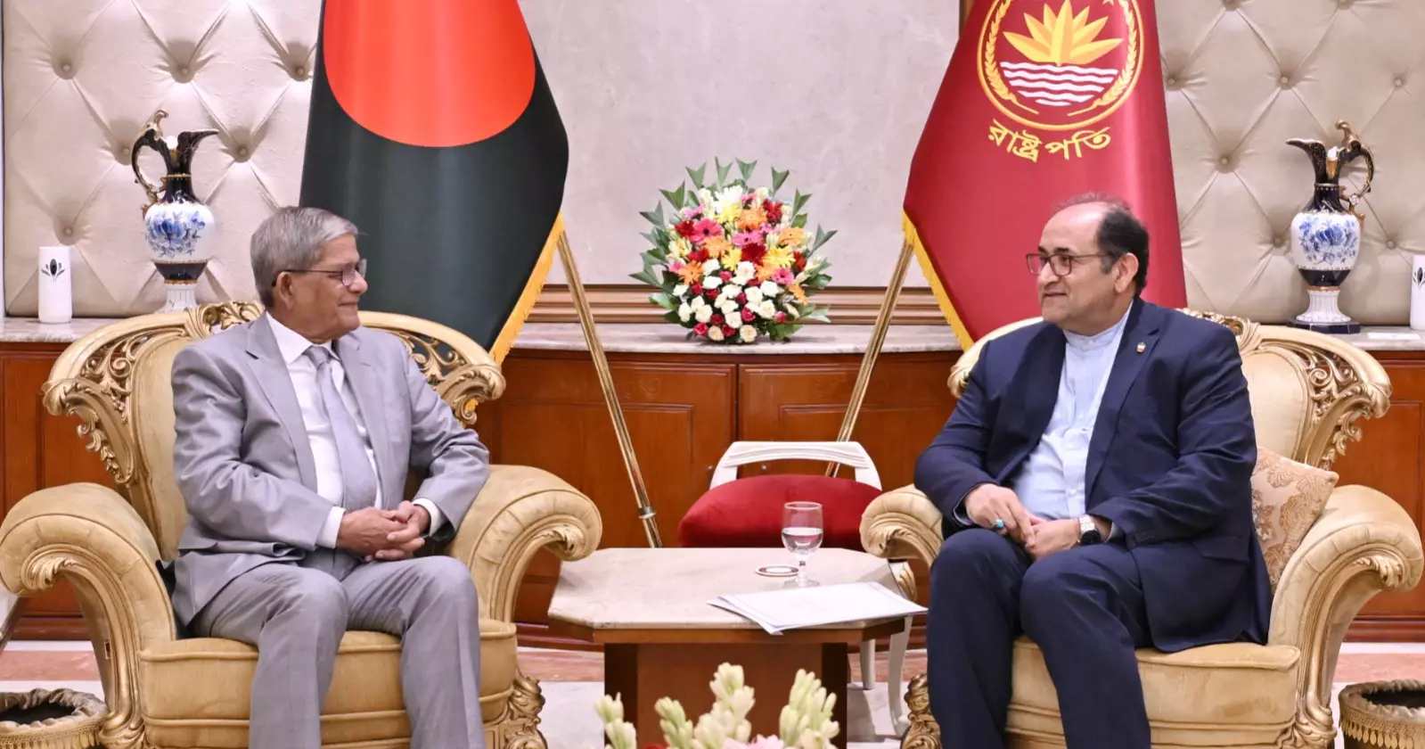 Iranian envoy pays courtesy call on President